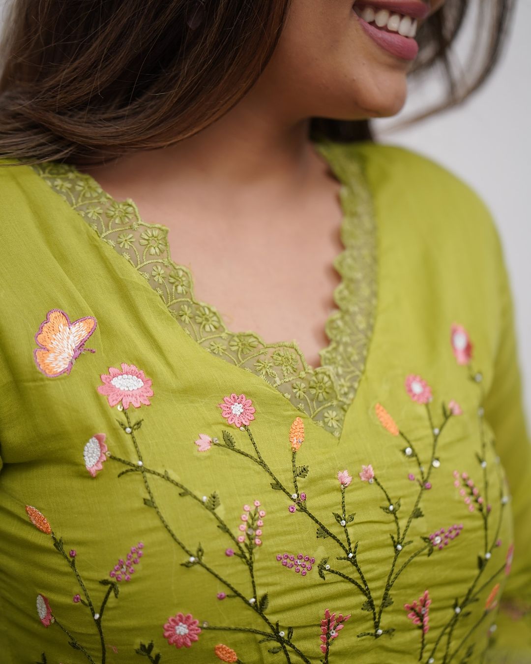 beautiful embroidery and sequence work set for women
