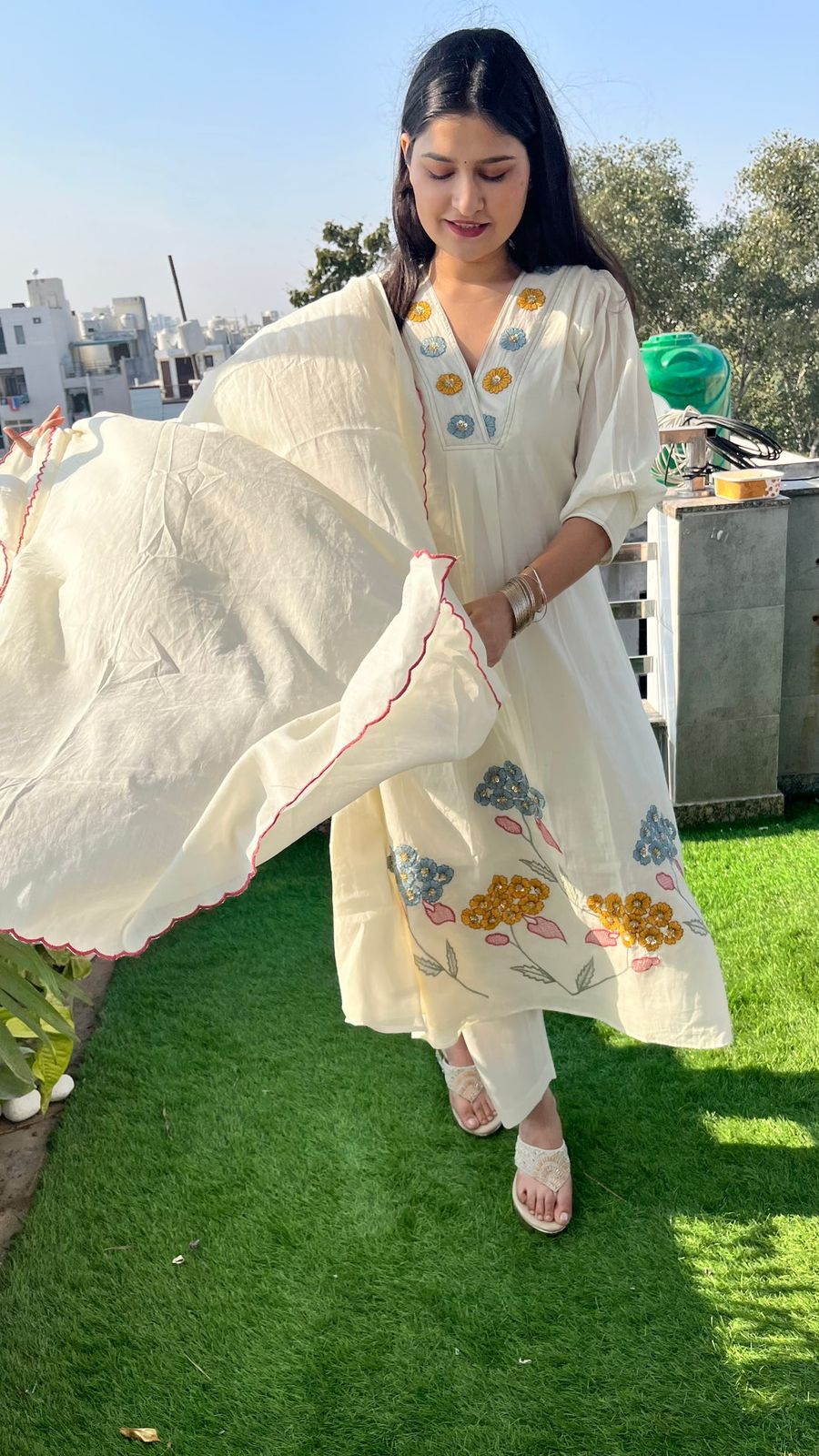 kurta indian festive wear set